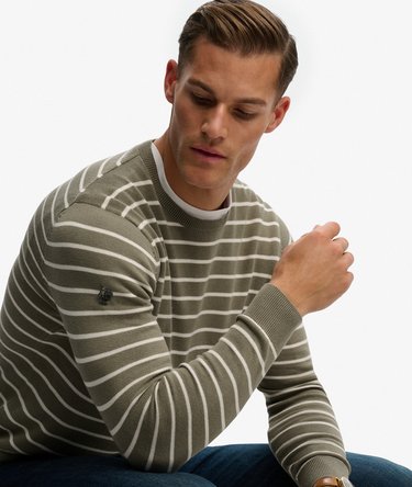 The Merchant Store-Pull marin rayé Image 2