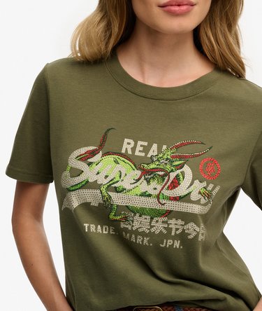 Camiseta de corte relajado con logo Tokyo Vintage Image 2