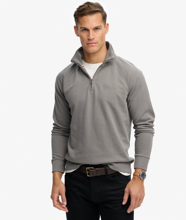 Essential Logo Raglan Henley Jumper Image 1