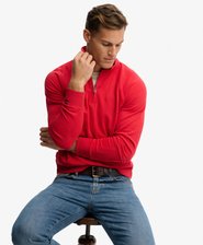 Essential Logo Raglan Henley Jumper