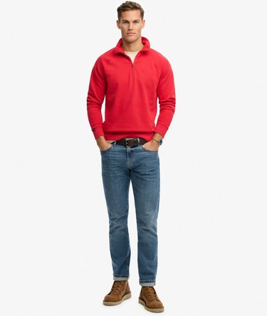 Essential Logo Raglan Henley Jumper Image 3