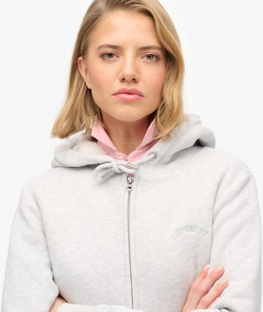 Borg Lined Zip Hoodie Image 4