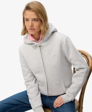 Borg Lined Zip Hoodie