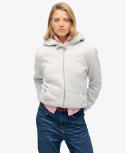 Borg Lined Zip Hoodie