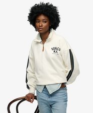 Sweat Country Club Appliqu&eacute; Demi-Zip