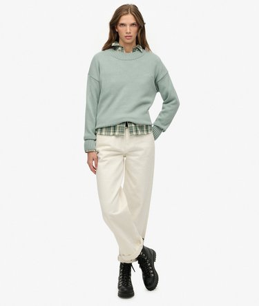 Essential Crew Neckline Jumper Image 3