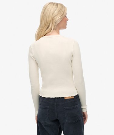 Athletic Essentials Ribbed Cardigan Image 5