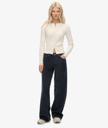 Athletic Essentials Ribbed Cardigan Image 3