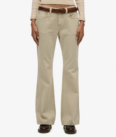 Mid Rise Flare Jeans Image 3