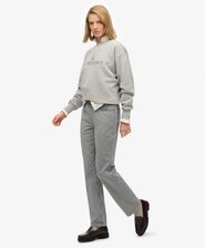 Mid Rise Straight Stripe Pant