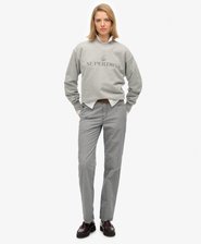 Mid Rise Straight Stripe Pant