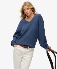 Oversized V Neck Jumper