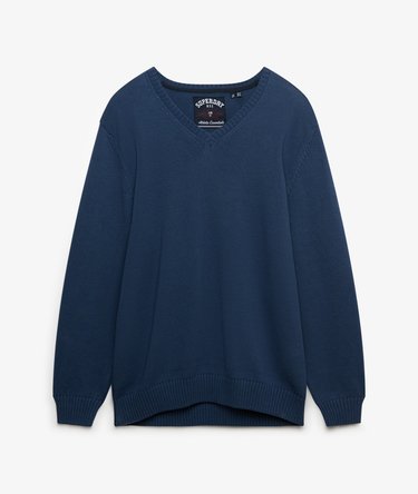 Oversized V Neck Jumper Image 6