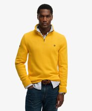 Cotton Half Zip Knit Jumper