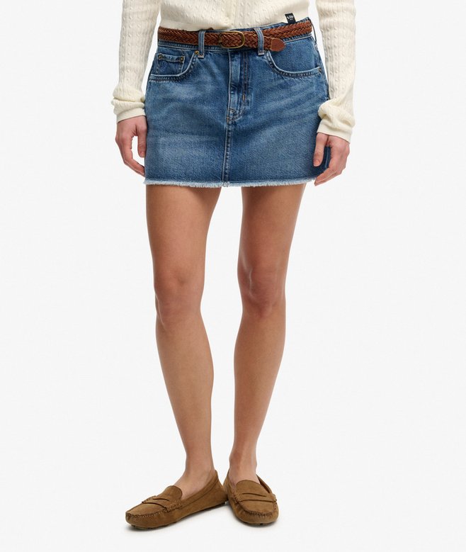 Denim Mini Skirt