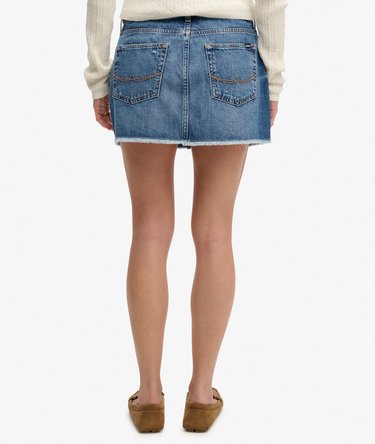Denim Mini Skirt Image 5