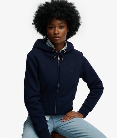 Essential Borg Lined Zip Hoodie Image 2