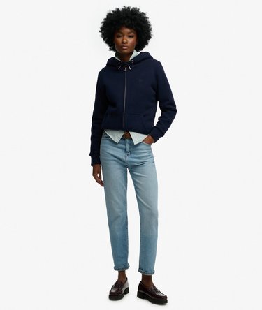 Essential Borg Lined Zip Hoodie Image 3