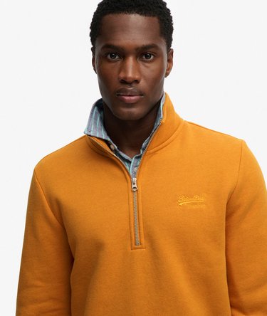 Vintage Logo Embroidered Half Zip Image 4