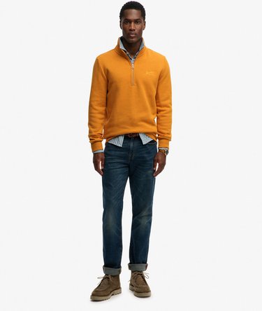 Vintage Logo Embroidered Half Zip Image 3