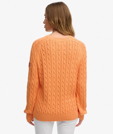 Slouchy Cable Knit Jumper Image 5