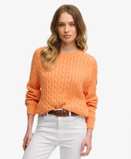 Slouchy Cable Knit Jumper