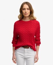 Slouchy Cable Knit Jumper
