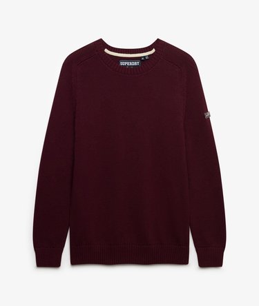 Slouchy Knitted Crew Jumper Image 6