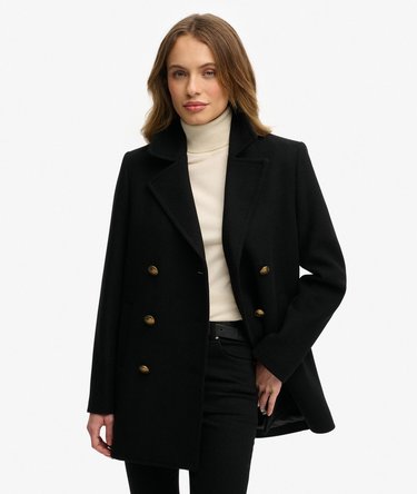 Double Breasted Pea Coat Image 1