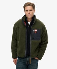 Vintage Retro Borg Fleece Jacket