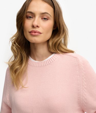 Pull ras du cou en maille décontracté Image 4