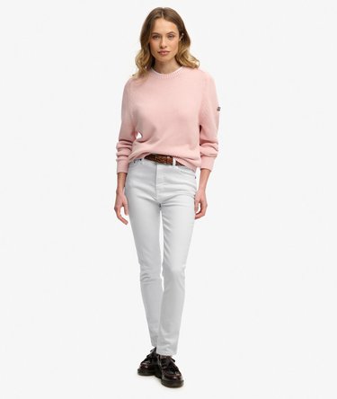 Pull ras du cou en maille décontracté Image 3