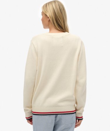 Athletic Essentials Americana Flag Crewneck Trui Image 5