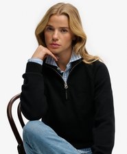 Essential Half Zip Knit Jumper