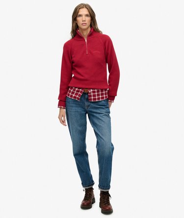 Essential Half Zip Knit Jumper Image 3