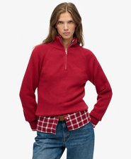 Essential Half Zip Knit Jumper