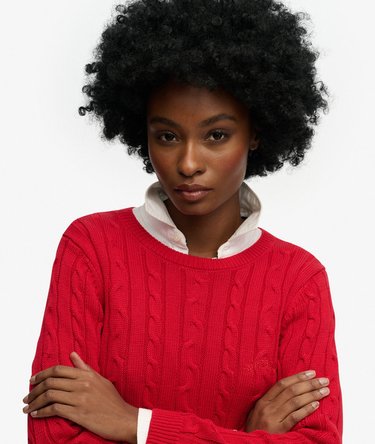 Pull en maille torsadée Essential Image 4