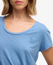 Studios T-shirt met laag uitgesneden ronde hals