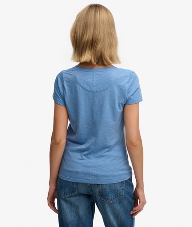 Studios T-shirt met laag uitgesneden ronde hals Image 5