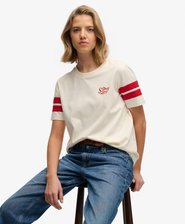 Varsity Stripe Script T-Shirt