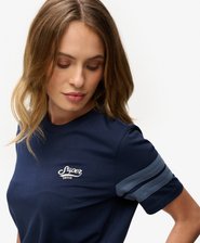 Varsity Stripe Script T-Shirt