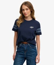 Varsity Stripe Script T-Shirt