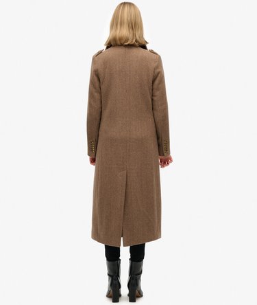 Double Breasted Wool Blend Coat Image 5