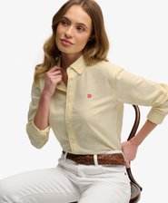 Camisa Oxford de Manga Larga Corte Slim