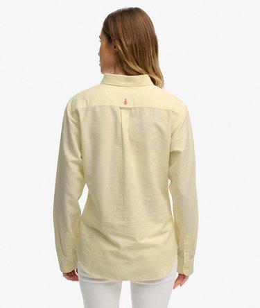 Camisa Oxford de Manga Larga Corte Slim Image 5