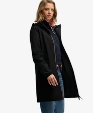 Lange Driekleurige Windbreaker Jas