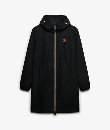 Lange Driekleurige Windbreaker Jas Image 7