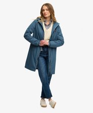 Lange Driekleurige Windbreaker Jas