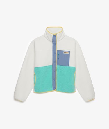 Colour Block Fleece Jacket Image 7