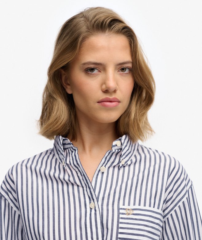 Poplin Relaxed Long Sleeve Shirt More Colours Available Price £31.49 Price reduced from £44.99 to You Save 30%